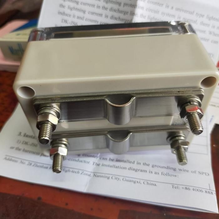 Lightning Strike Counter Dk-Js6 / Penghitung Sambaran Petir Digital