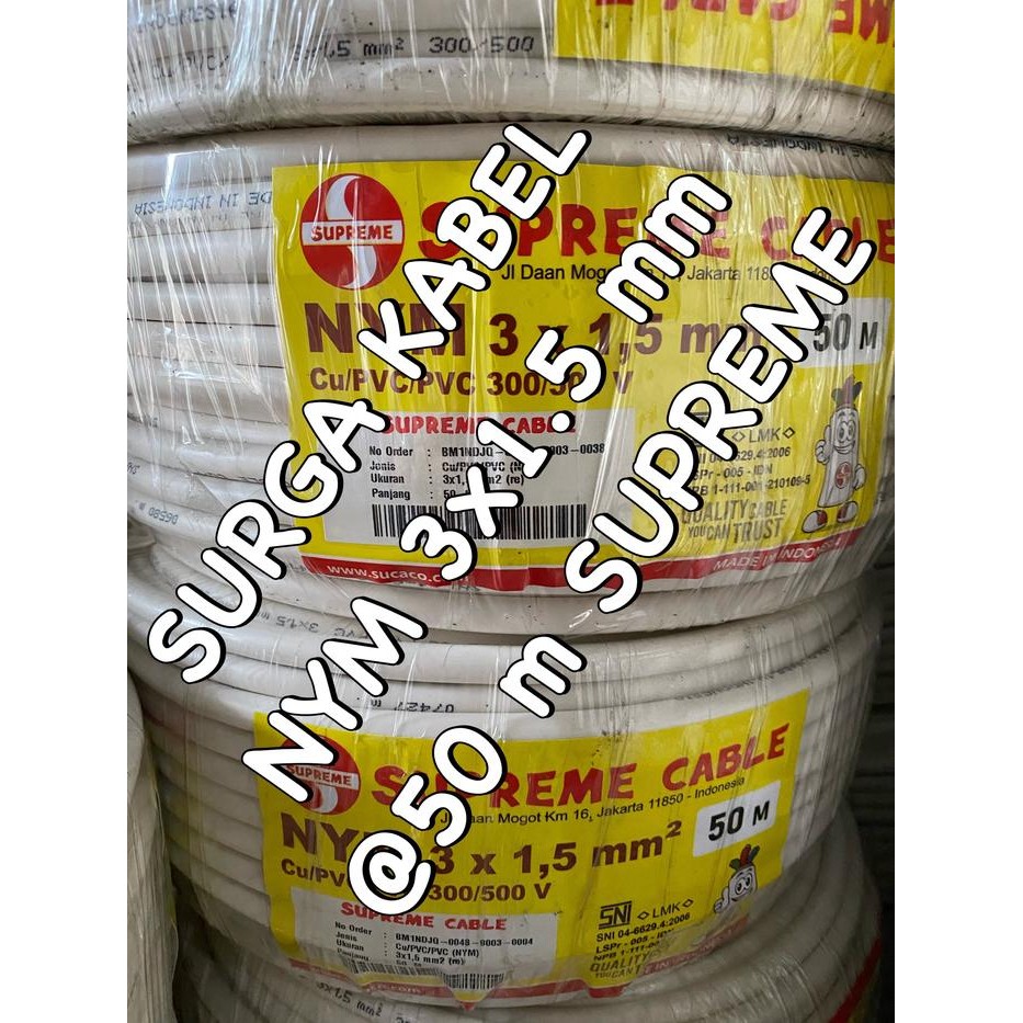 Nym 3X1.5Mm @50M Supreme/ Nym 3 X 1.5/ Nym 3X1,5/ Nym 3 X 1,5Mm Suprem