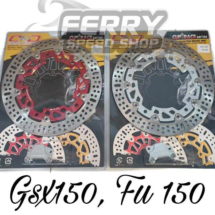 Disc Brake Delkevic Floating 320Mm Gsx150 Fu150 / Cakram Depan Gsx 150