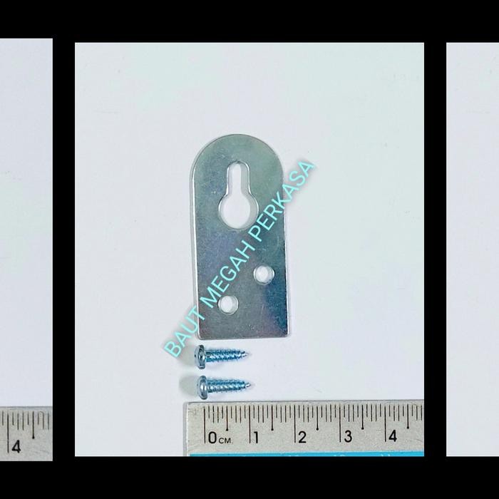 Plat Gantungan Pigura / Multifungsi + Sekrup *