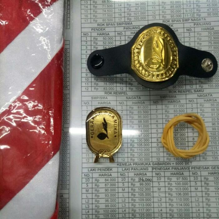 KACU PRAMUKA PEMBINA bahan SATIN SUPER SNI / HASDUK PRAMUKA / KACU PRAMUKA / DASI PRAMUKA / KACU