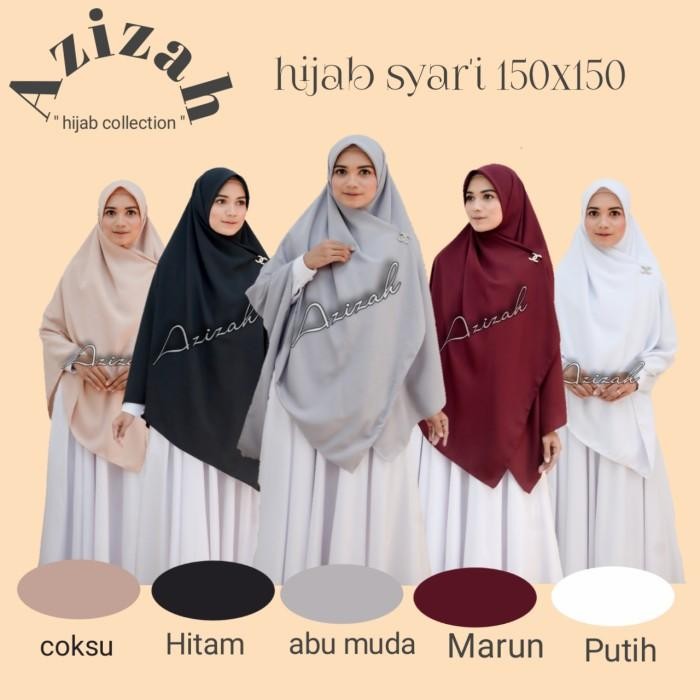 (Allthebest) kerudung segi empat hijab syar'i jilbab segi empat jumbo 150x150
