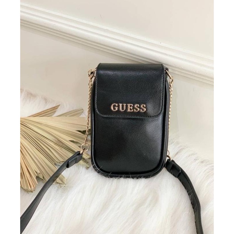 Tas Hp Wanita Guess G468 Original Branded Store - Hitam Tutifrutimart