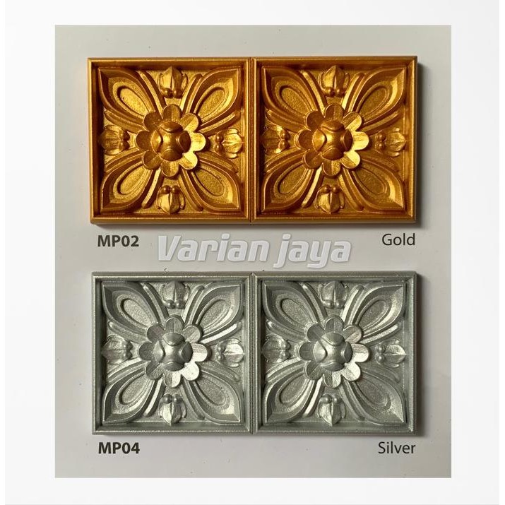 Cat Tembok Emas Gold Silver Metalik Homedeco 200ml Dinding Gypsum Grc