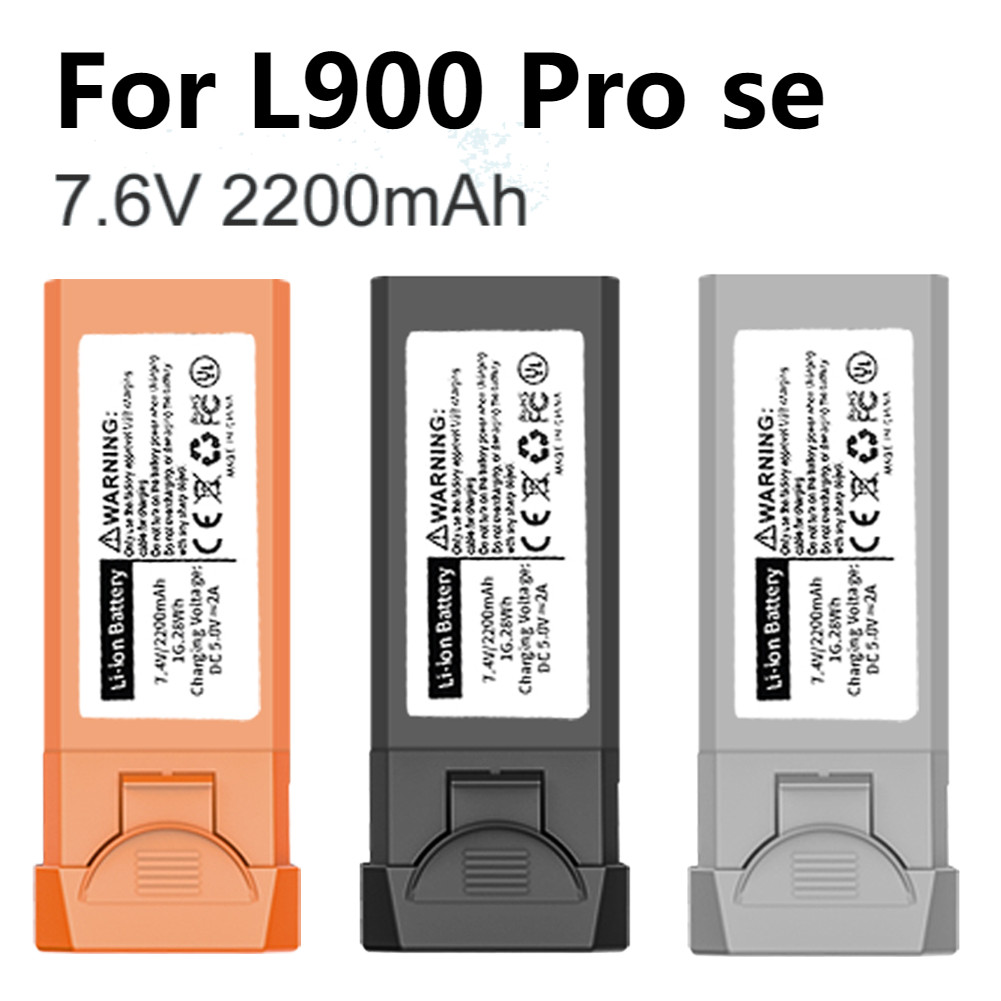 For L900 Pro SE 7.4V 2200mAh Drone Battery Replacement Drone Lipo Battery Aircraft Model Accessories
