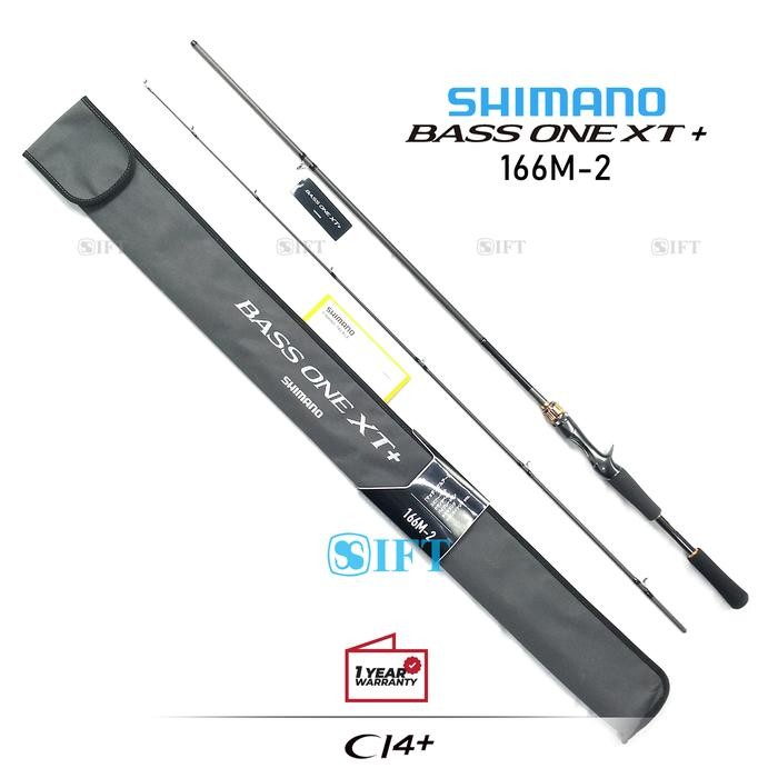 Joran BC SHIMANO BASS ONE XT+ CI4+ Bait Casting BassOne [23] Resmi