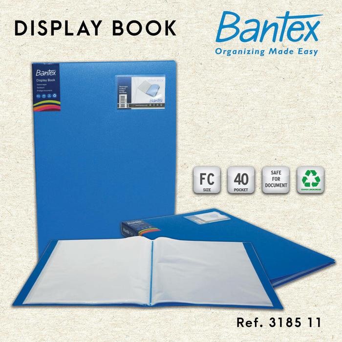 

Map - Pp Display Book Fc 40 Pockets Biru Bantex 3185 11