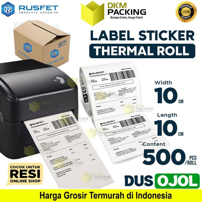 

Thermal Label Stiker Paper Roll Resi Online Shop RUSFET / DUS OJOL