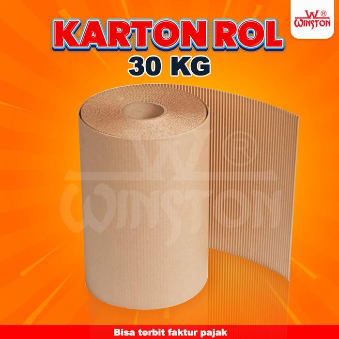 

Karton Lembaran Polos Single Face 1 ROLL Uk. 30 kg