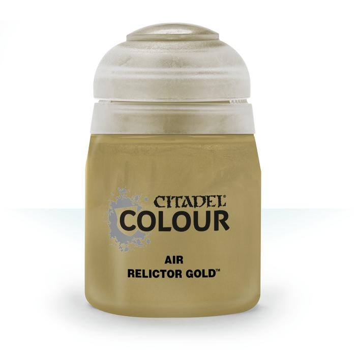 

Stok Baru Citadel Paint - Air - Relictor Gold