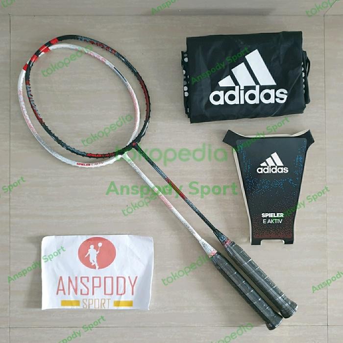 Raket Badminton Adidas Spieler E Aktiv New Best Quality 100% Original