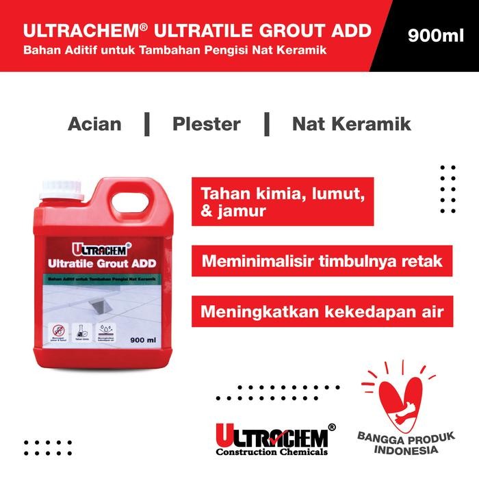

Stok Baru ULTRACHEM ULTRATILE GROUT ADDITIVE CAIRAN NAT KERAMIK 900 ML