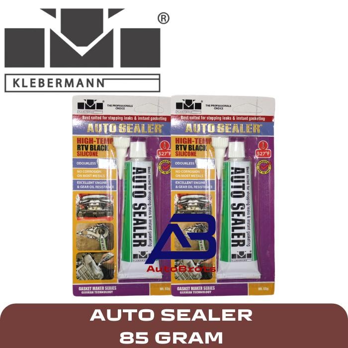 

Stok Baru KLEBERMAN Auto Sealer 85gr / Silicone Black / Silikon Hitam 85 gram