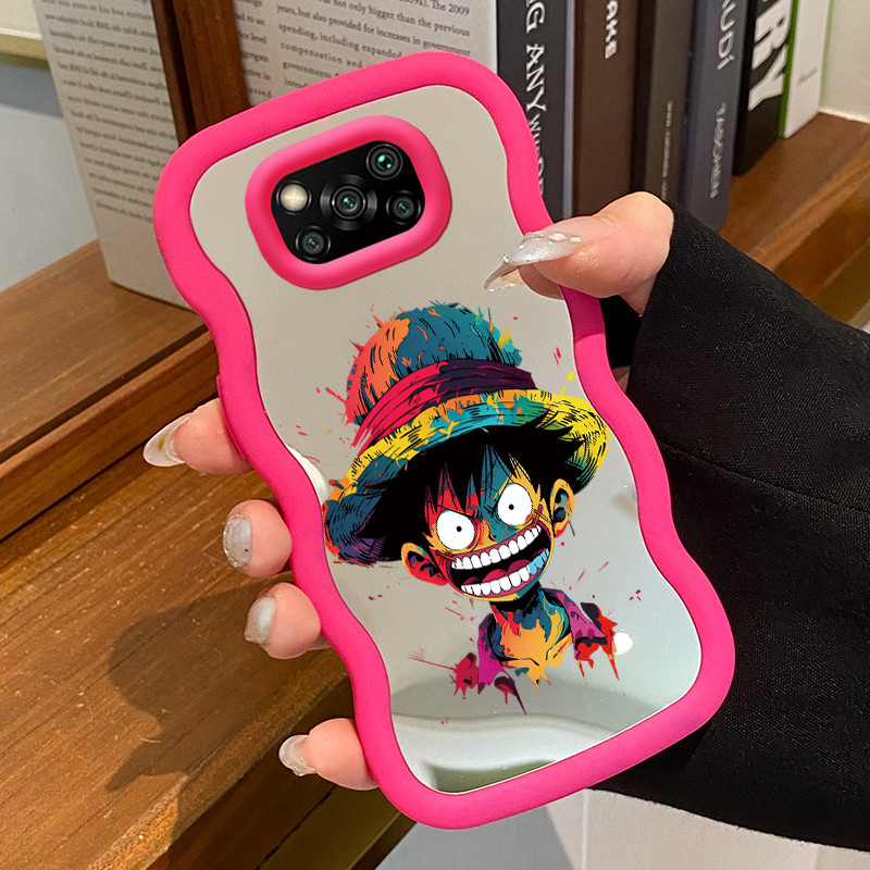 Casing HP Untuk Xiaomi POCO X3 POCO X3 NFC POCO X3 Pro Case Kartun Luffy Macaron Softcase Silikon lu