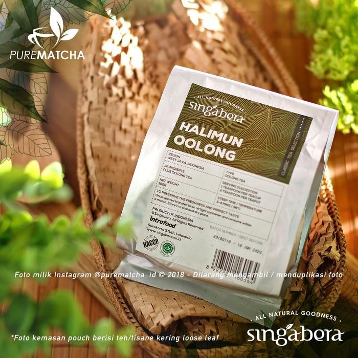 

Singabera Tea - Halimun Oolong Tea 100gr Indonesian Oolong Tea Premium