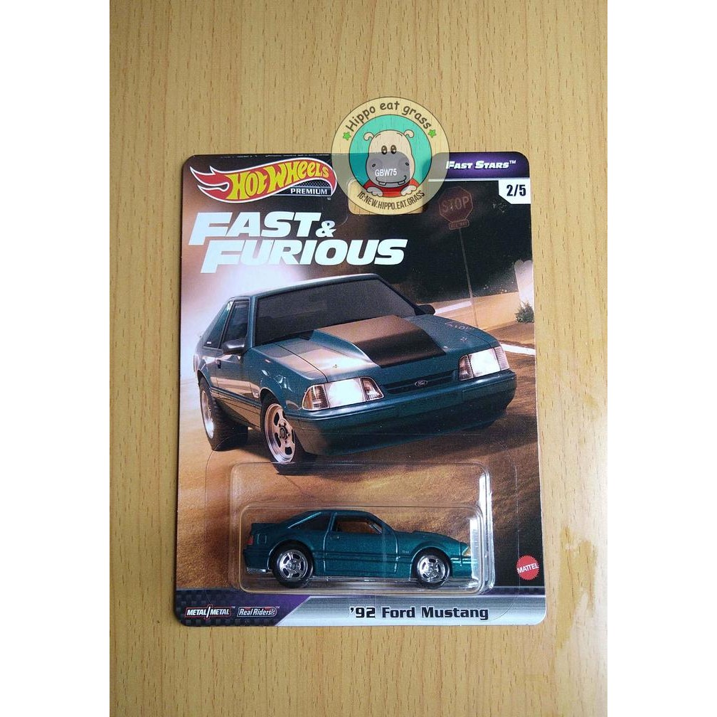 Hot Wheels Hotwheels Fast & Furious Fast Stars 92 Ford Mustang