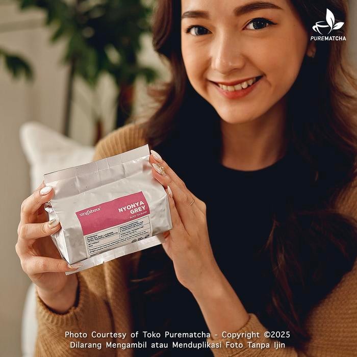 

Singabera Tea - Nyonya Grey 100gr Teh Hitam Bergamot Premium Artisan Tea Singabera