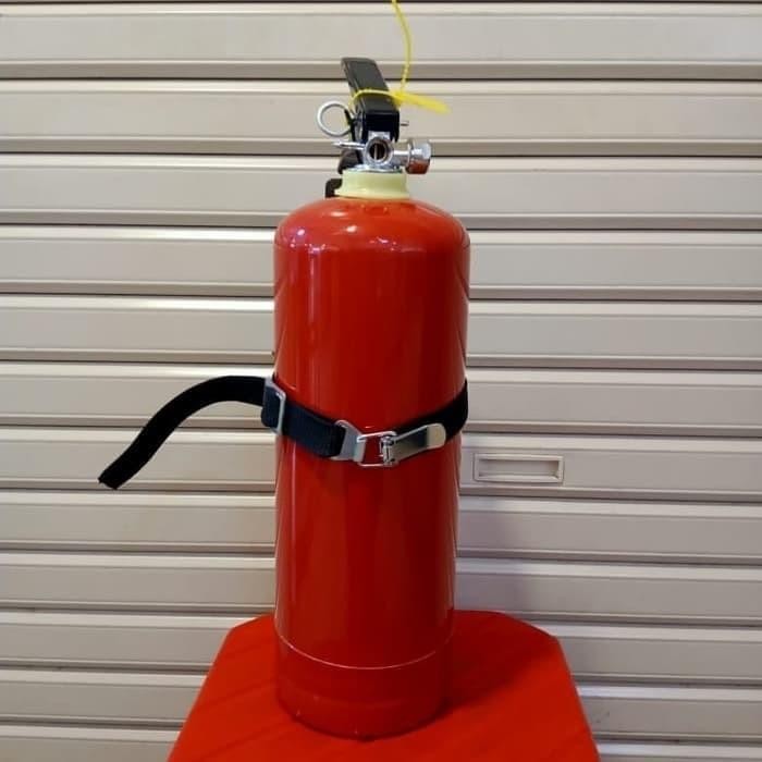 Bracket Tabung Apar Powder Uk 3,5 - 4Kg Penyangga Apar Ditembok 4,5Kg