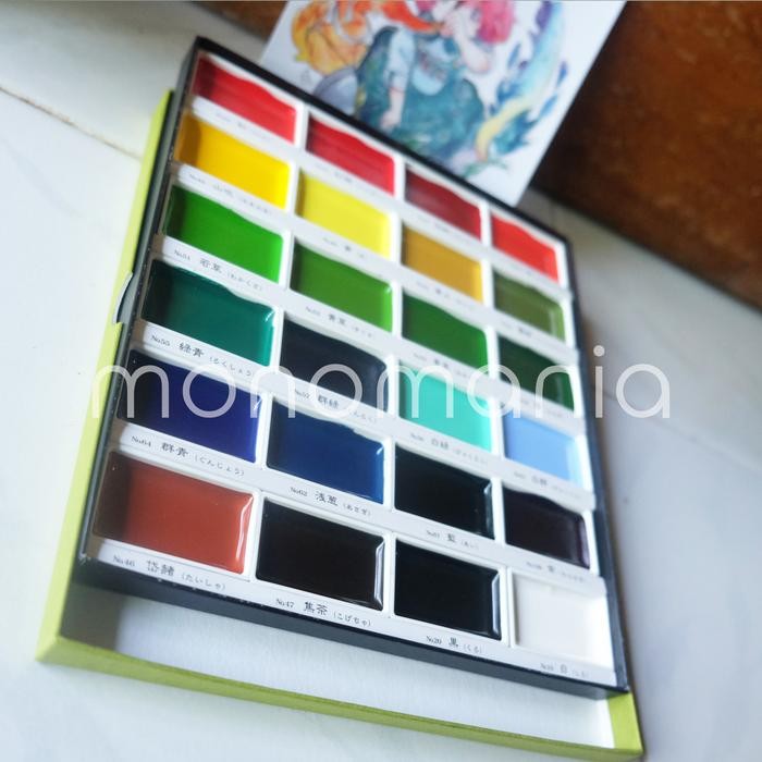 

Kuretake Gansai Tambi Watercolor Palette - 24 Color Set