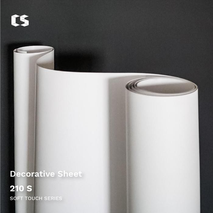 Decosheet Putih CS 210 S SOFT TOUCH Decosit Dekosit Furniture Pvc Taco Terlaris