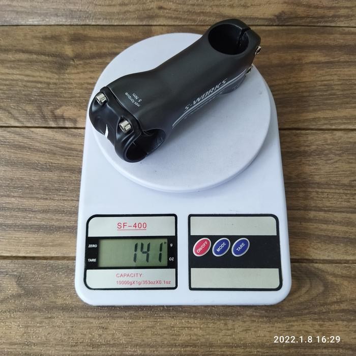 Stem S-Works Specialized Carbon 90 Mm 6 Derajat - Rb Mtb Sworks Putih