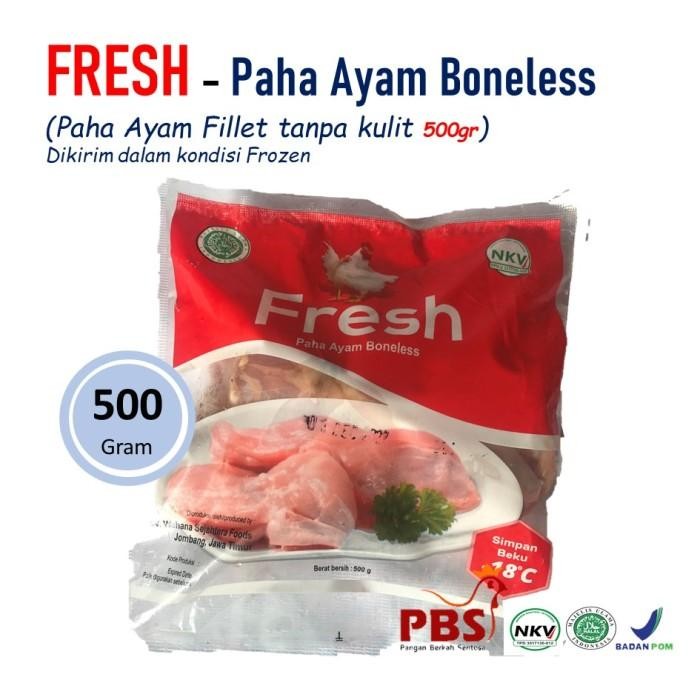 

(Allthebest) FRESH - Ayam Fillet Paha 500gr - Daging Chicken Tight Boneless