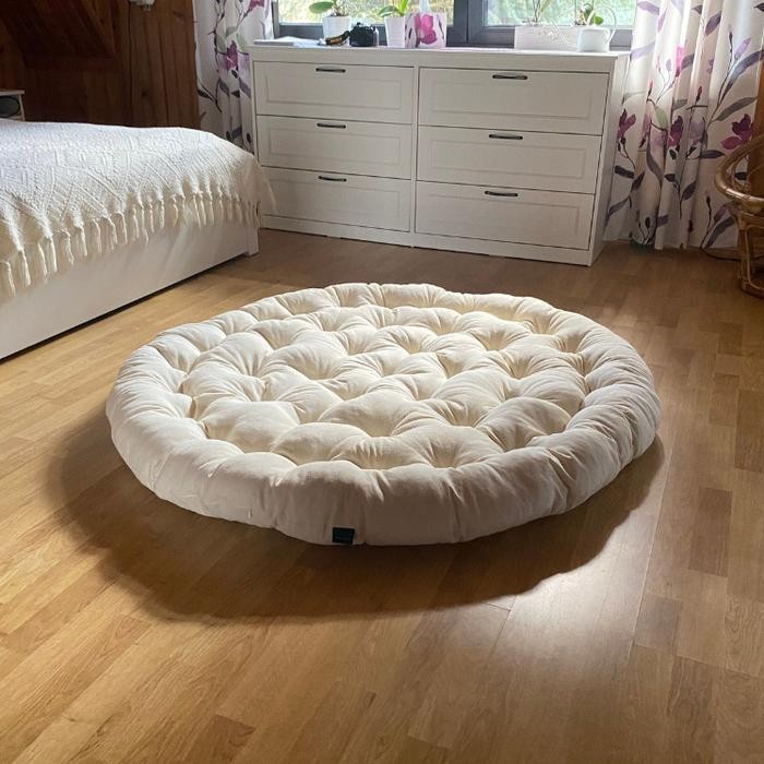 Bantal Alas Duduk lantai Kursi Sofa Bulat Besar Diameter 70cm *