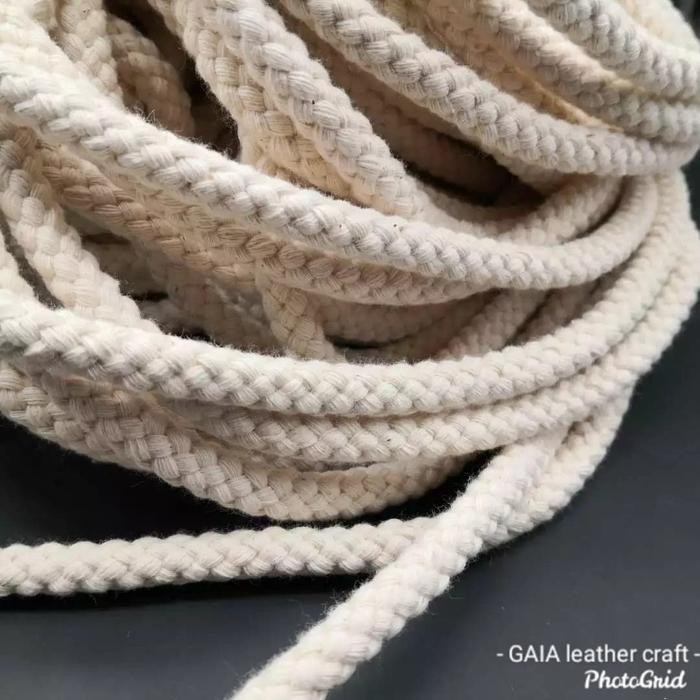 Tali tambang katun kepang 5mm *