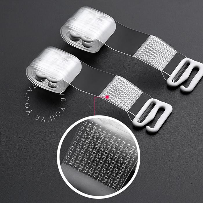 You've ( YouHave ) Tali Bra Tarnsparan Manik-Manik Gliter Bintang Tali Tarnsparan BH Bra Strap Bra