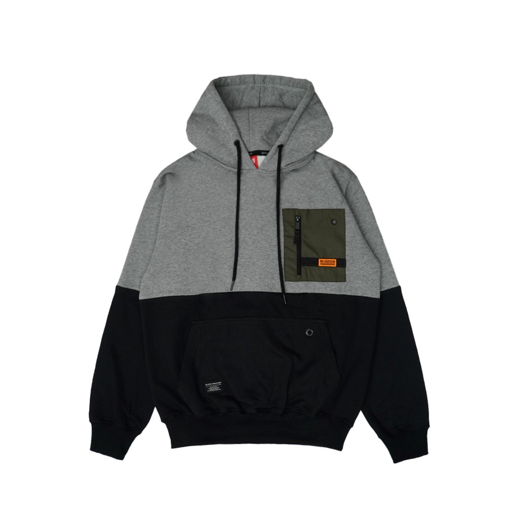 Bloods Reg Sweater Hoodie Gohooper Black Grey