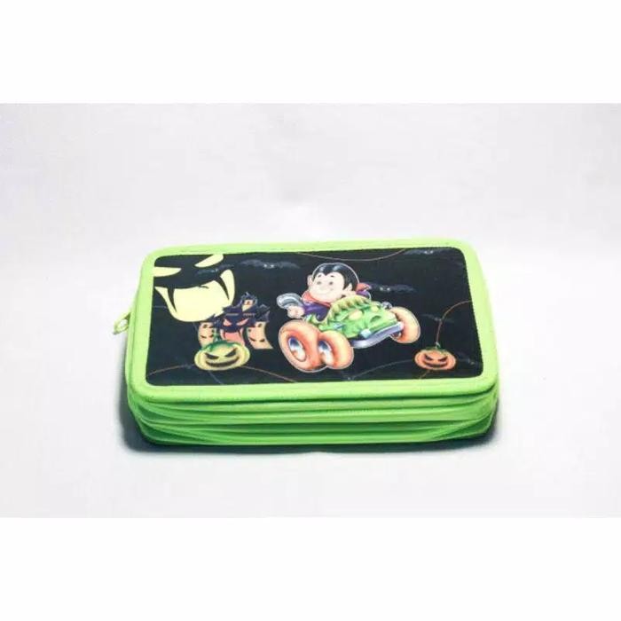 

Kenko Stationary - Kotak Pensil Bahan Smiggle 2 Seleting Plus Isinya Import