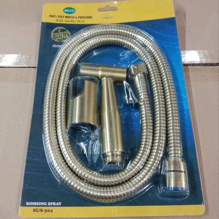 Terbagus Jet Shower Warna Gold / Jet Shower Gold Emas / Shower Toilet Gold