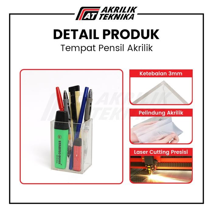 

Kenko Stationary - Acrylic / Akrilik Tempat Pen / Pensil Display Stationary Akrilik