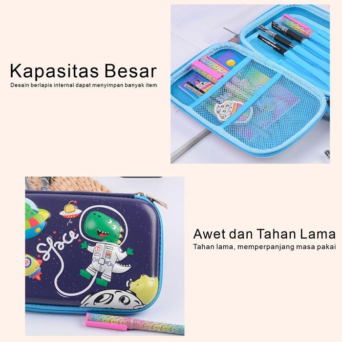 

Deli Stationary - Kotak Pensil 3D Timbul Besar, Motif Karakter Timbul Import Cewe Mk912