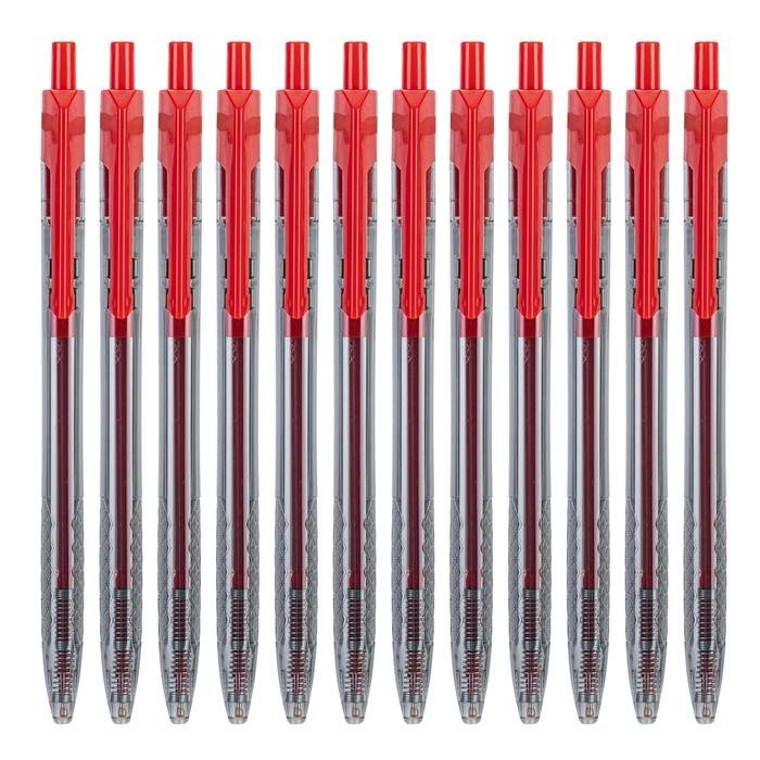 

Deli Stationary - Deli Ballpoint Pen Retracable/Pulpen Cetek 0.7Mm Isi 12Pcs/Box Eq013X0