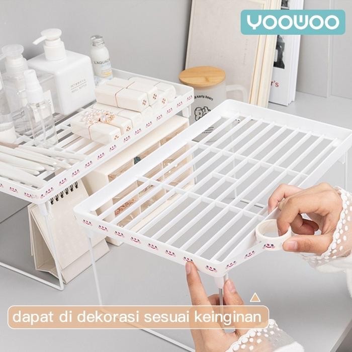 

Deli Stationary - Lkl - Satuan Rak Meja Jelly Ball Stationery Dekstop Storage Rak Lipat Penyimpanan