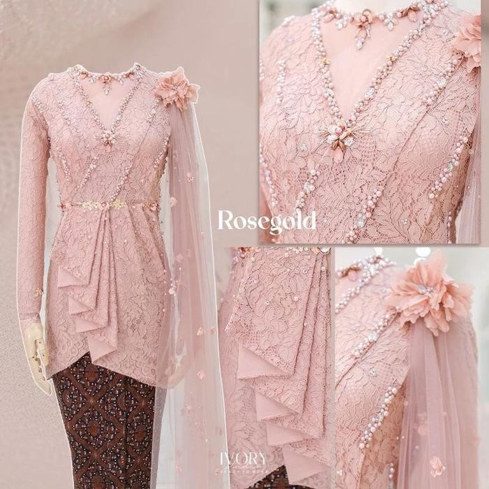 kebaya lamaran/wisuda ala ivory