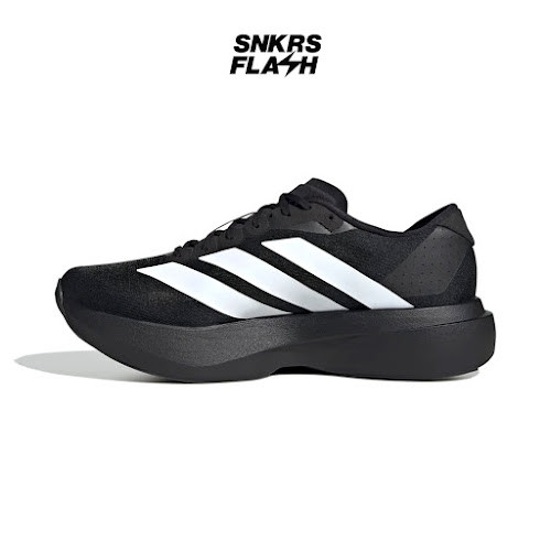 ADIDAS ADIZERO EVO SL BLACK WHITE Sepatu Lari Pria - JP7149 - Size 44.7