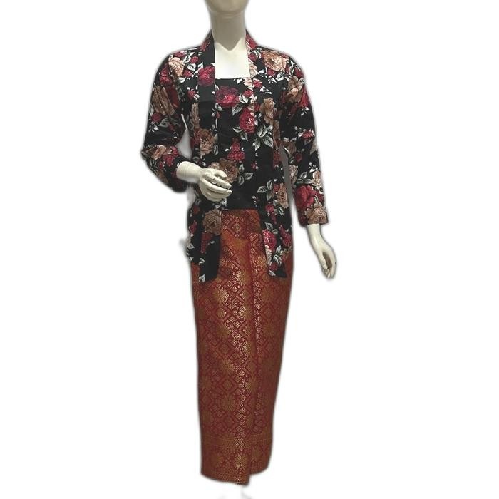 Atasan Kebaya Kutubaru Bunga/ Kutubaru Lurik Modern/ Kutubaru Jumputan Motif Bunga/ Kutubaru Bali