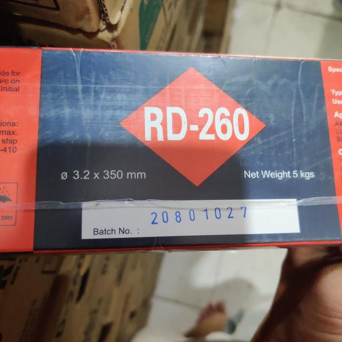 KAWAT LAS NIKKO RD-260 UKURAN @ 3.2 X 350MM