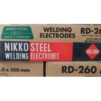 NIKKO STEEL KAWAT LAS NIKKO WELDING ELECTRODE RD260 2.6MM RD 260 (5KG)