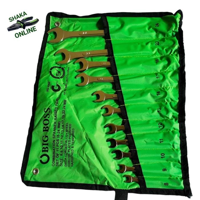 Best Seller Big Boss Ring Pas Set 11 Pcs - Kunci Ring Pas Set 8-24 Mm Big Boss