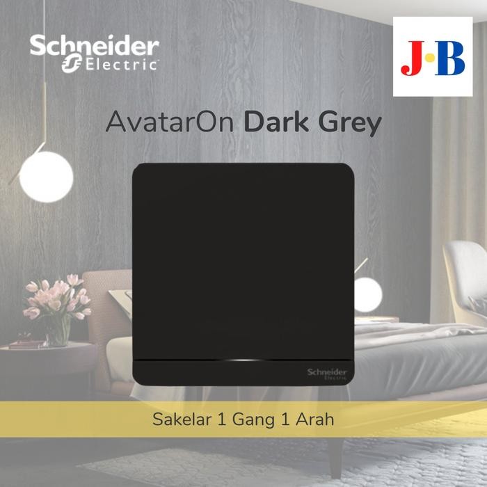 Schneider AvatarOn Saklar Engkel - Dark Grey