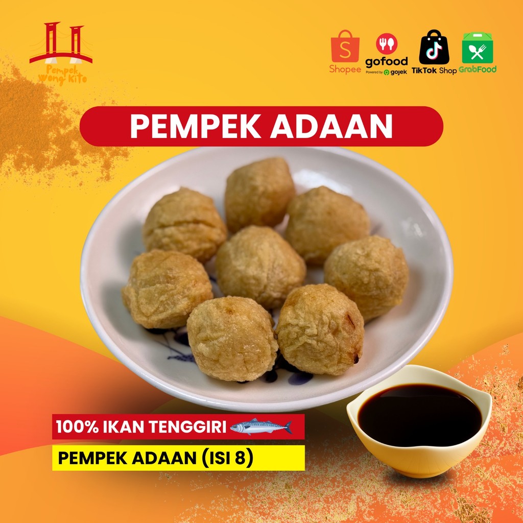 

Pempek WongKito - Pempek Asli Pelembang - Paket Adaan 8Pcs