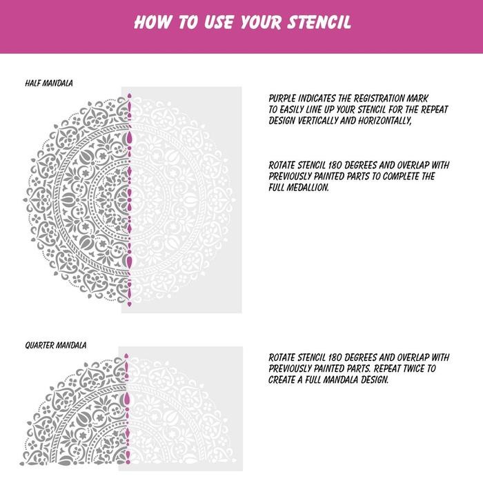 

Stencil Mandala 18 Ketebalan 200 micron