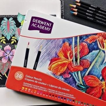 

Pensil Warna Derwent Academy Coloring Pencil Color Set Metal Tin