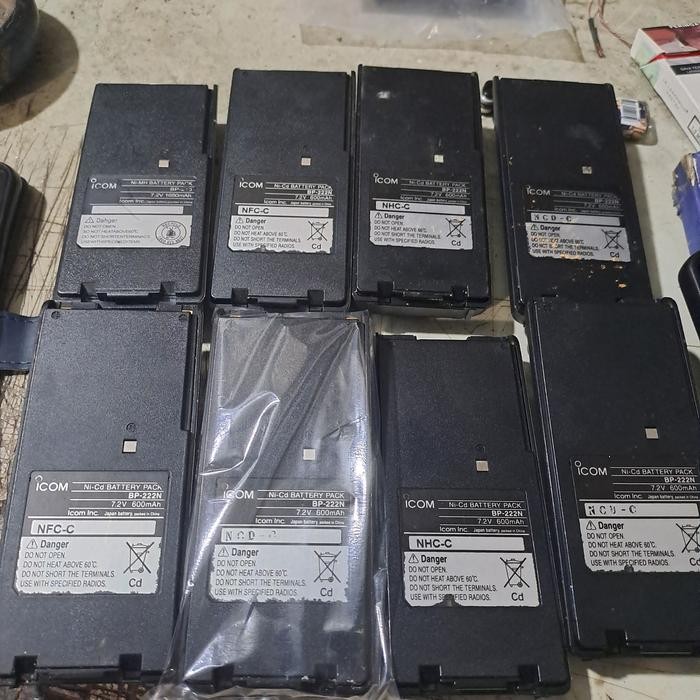 Baterai Icom V8 Original Batere Ht Icom Ic-V8 Bekas Masih Awet