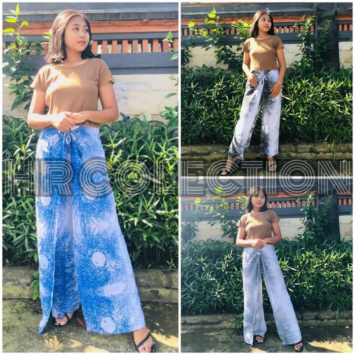 ASLI celana panjang tiedye kulot khas bali asli , kulot samurai READY STOCK
