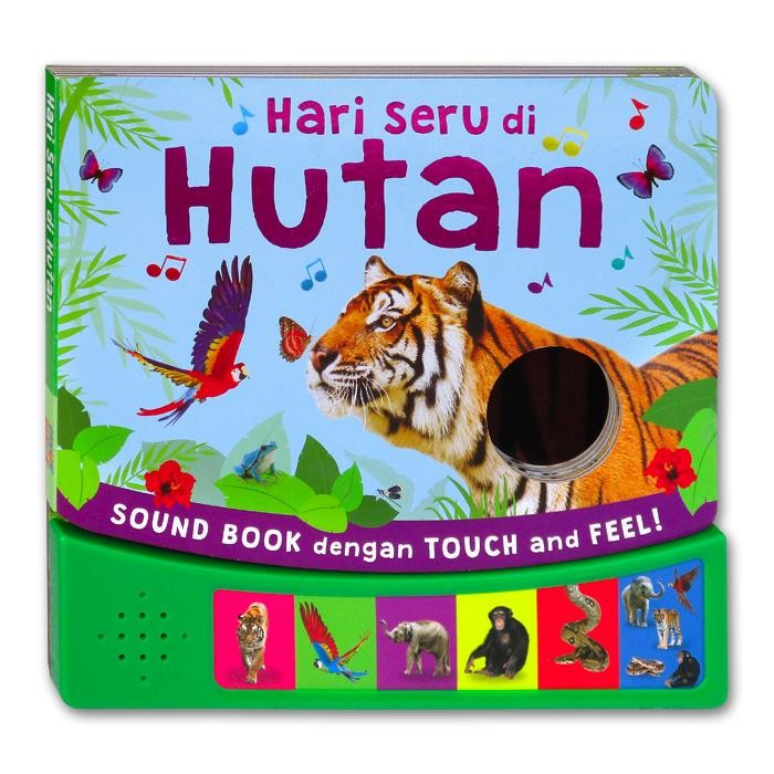 

Hari Seru di Hutan / Peternakan Sound Book dengan touch and feel (6 sounds) Books buku bayi 0 sampai