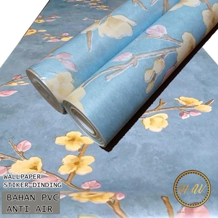 Home Wallpaper Sticker Dinding Sakura - Walstiker Tembok Gambar Bunga Sakura